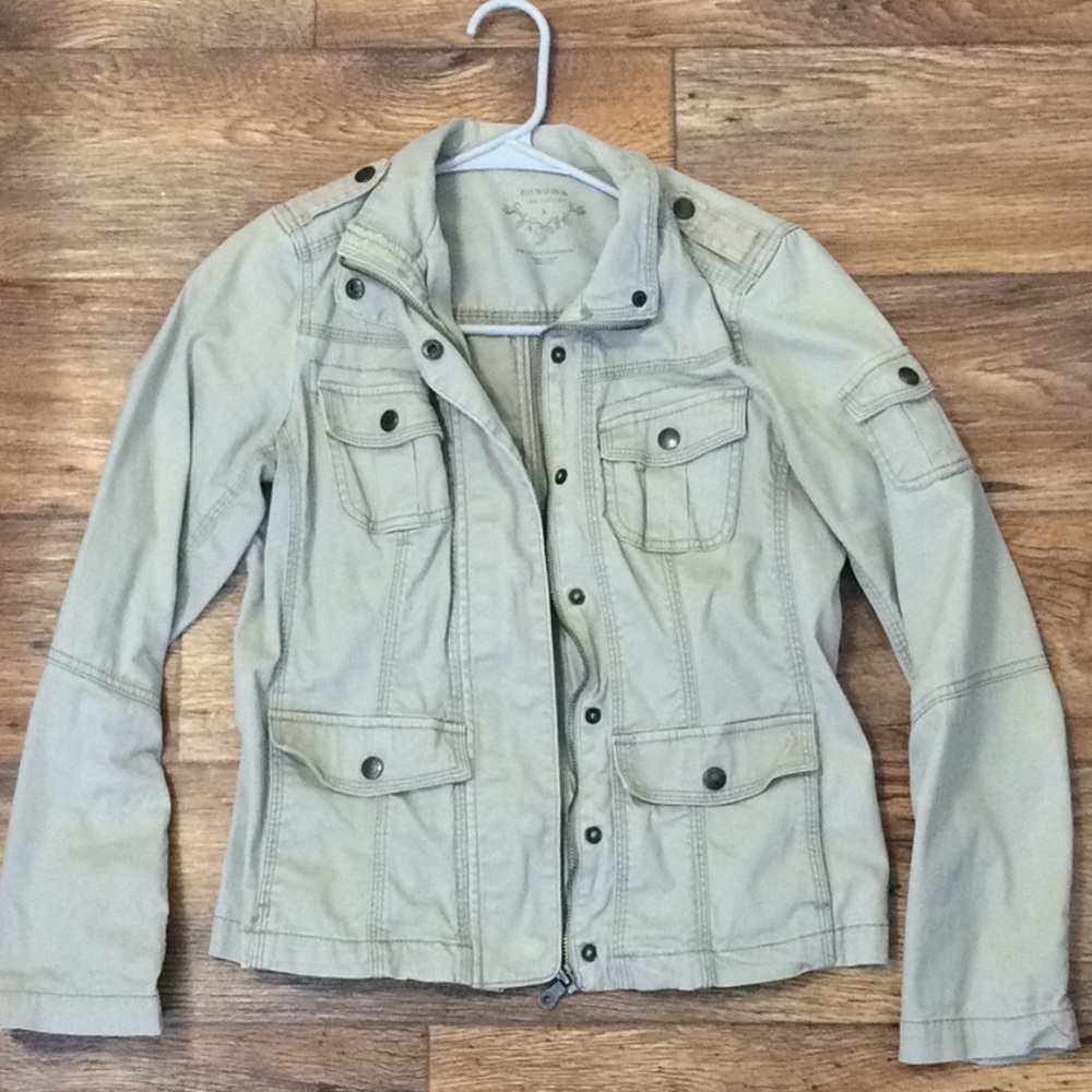 Sonoma trendy utility jacket size small